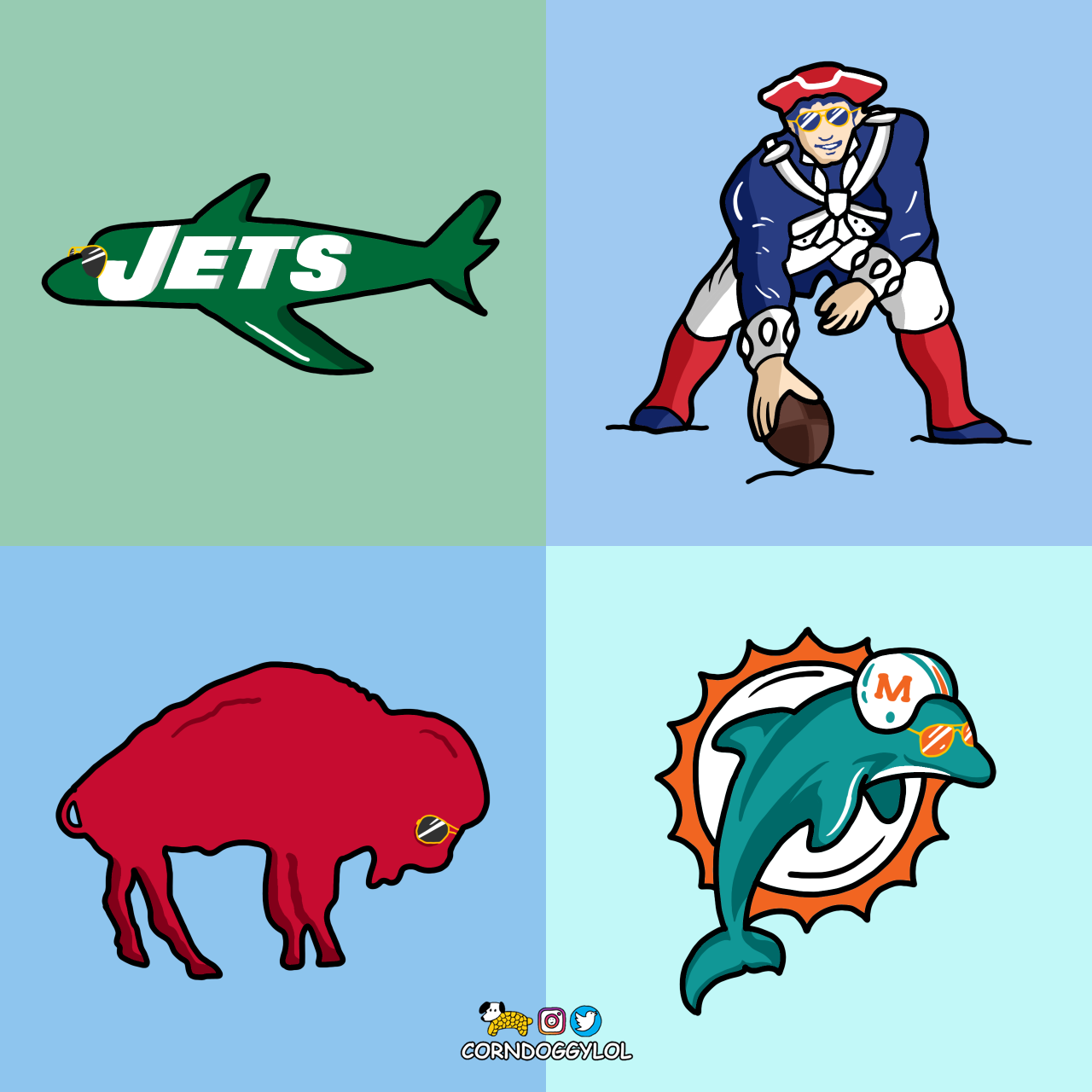 Afc east retro is cool rafceastmemewar