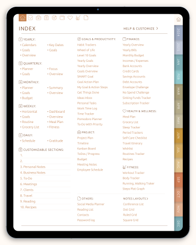 Download digital ultimate planner for ipadandroid