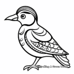 Bird coloring pages