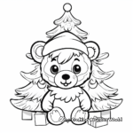 Christmas tree coloring pages