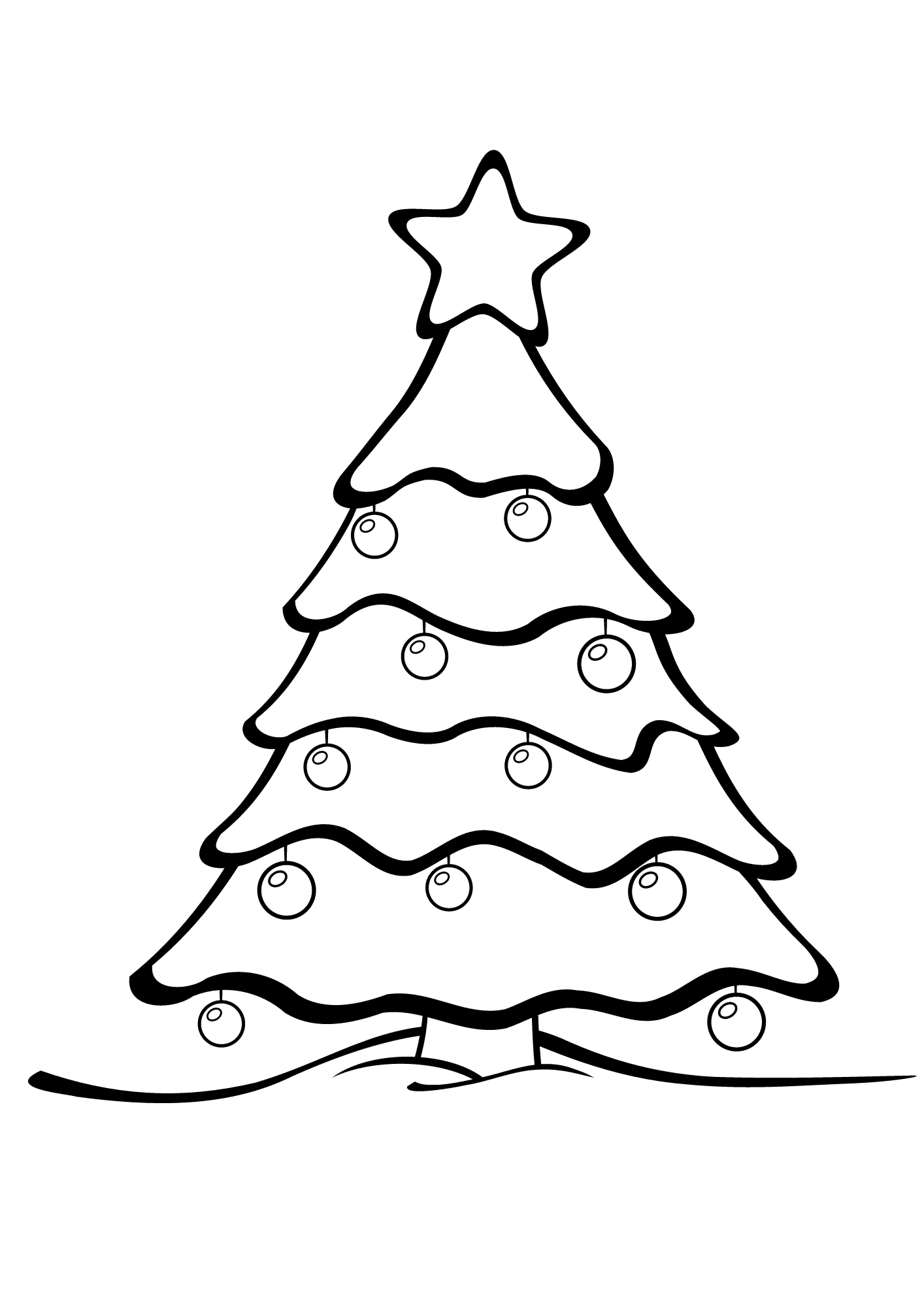 Printable christmas tree