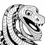 Titanoboa coloring pages