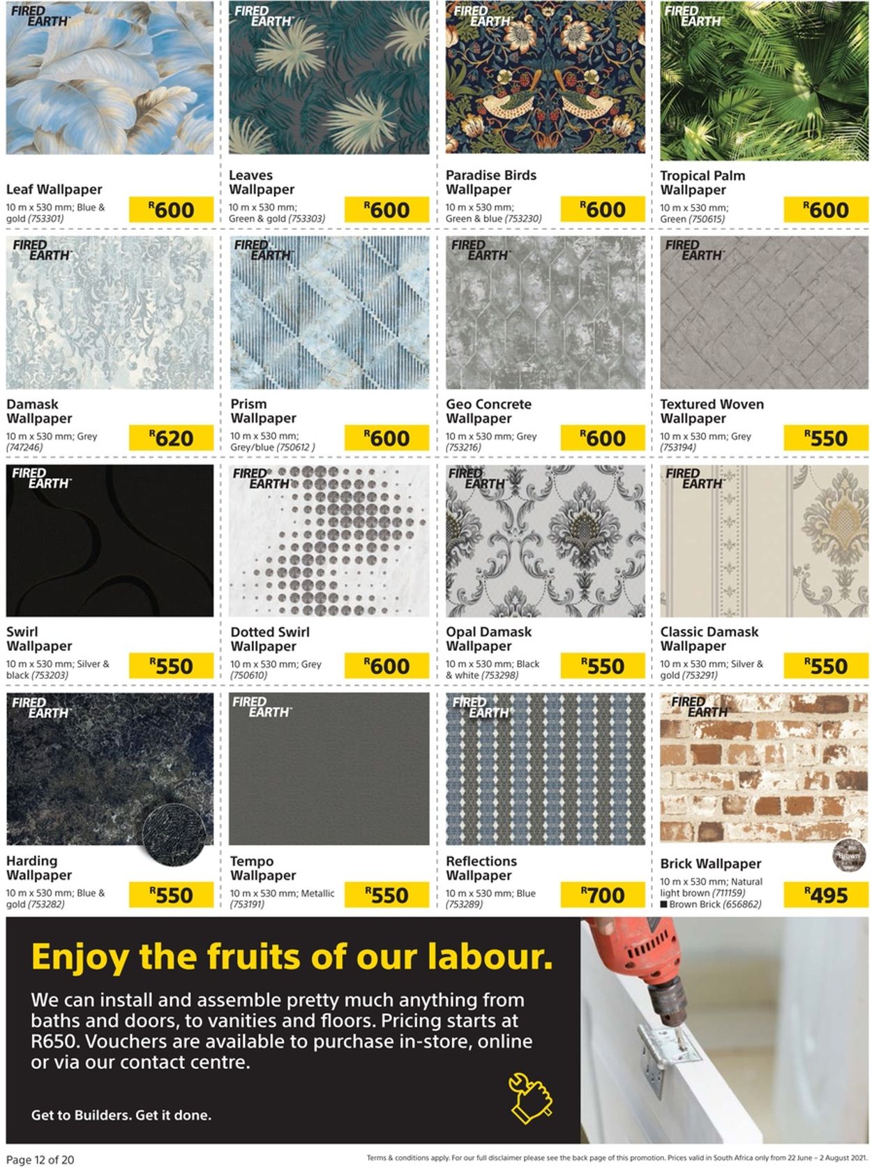 Builders warehouse current catalogue