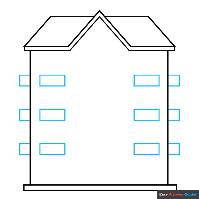 How to draw a building