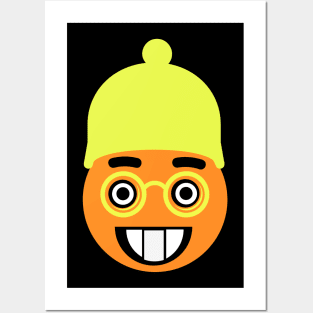 Nerd emoji posters and art prints for sale