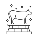 Bull icons symbols