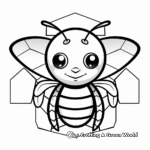 Bumble bee coloring pages