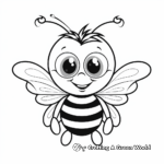 Bumble bee coloring pages