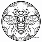 Bumble bee coloring pages