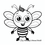 Bumble bee coloring pages