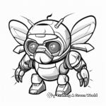 Bumblebee coloring pages