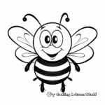 Bumble bee coloring pages