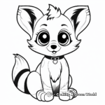 Big eyed animals coloring pages