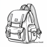 First day of school coloring pages