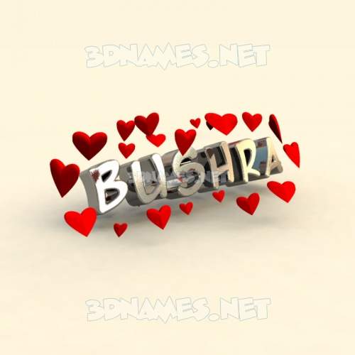 Preview of in love d name for bushra