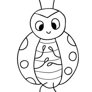 Ladybug coloring page