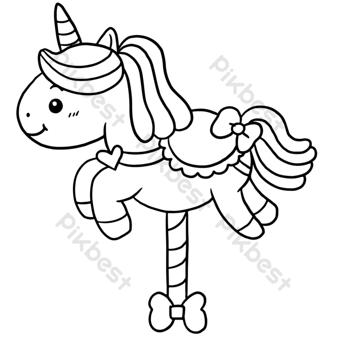 Horse vector animal cute cartoon unicorn illustration cãng cá äá háa eps táºi xuáng miá n phã