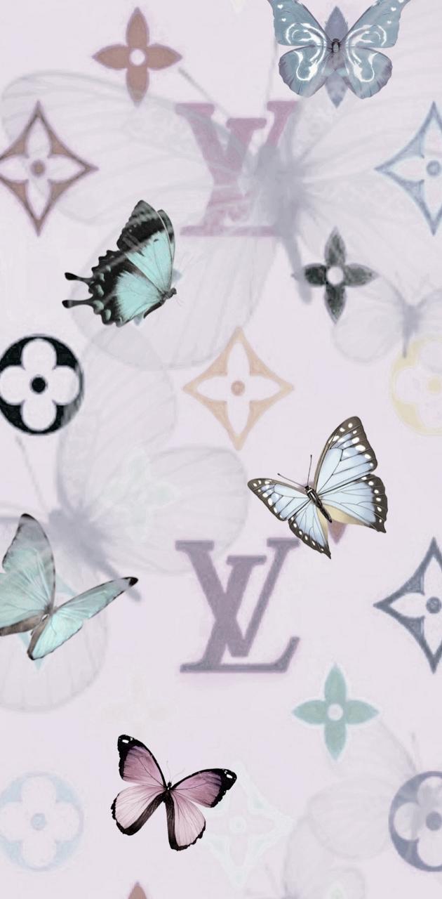 Free download Wallpaper Louis Vuitton Purple Aesthetic Butterfly wallpaper  [674x1200] for your Desktop, Mobile & Tablet, Explore 28+ Louis Vuitton  Glitter Wallpapers