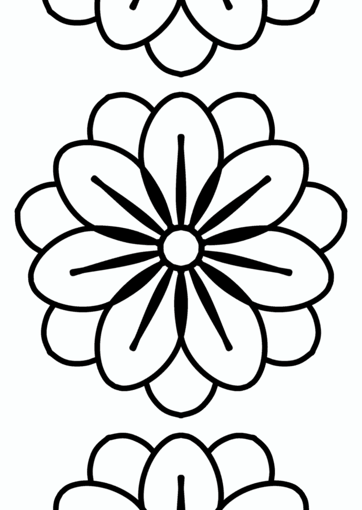 Flower coloring pages for kids adults too â ð â