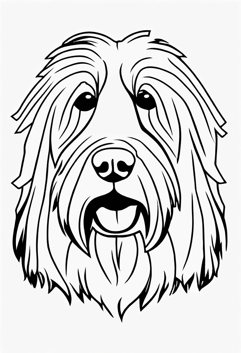 Dog coloring pages free and printable