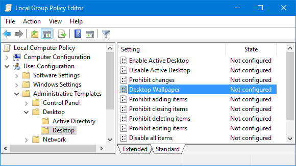 Set a default background wallpaper for windows desktop password recovery