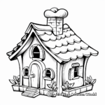 Bird house coloring pages