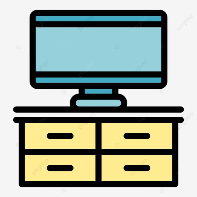 Bedroom furniture clipart hd png bedroom tv furniture icon floor home outline png image for free download