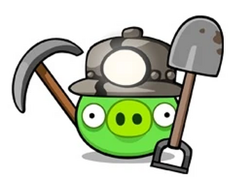 Miner pigs angry birds wiki