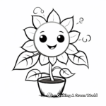 Plant coloring pages