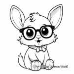 Kawaii bunny coloring pages