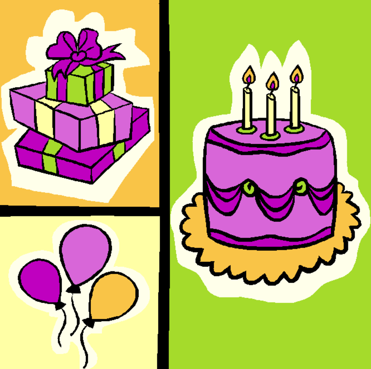 Birthday clip art best free printable happy birthday clip art