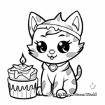 Kitty coloring pages