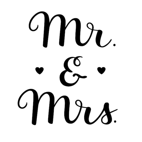 Buy mr and mrs svg cut and printable file wedding bride and groom file for tshirts caps guest book mrmrs bridal party online in india