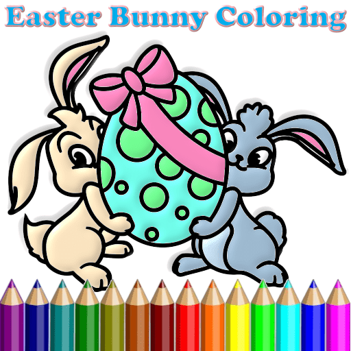 Easter bunny coloring pages