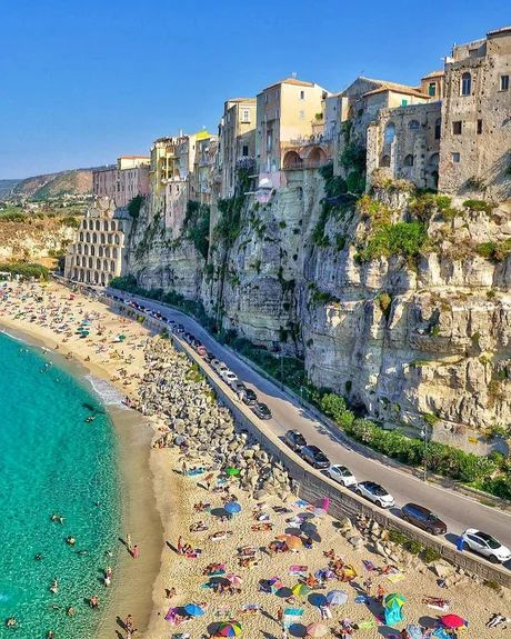 Tropea is a small town on the east coast of calabria in southern italy photo credit to ig blogsogno