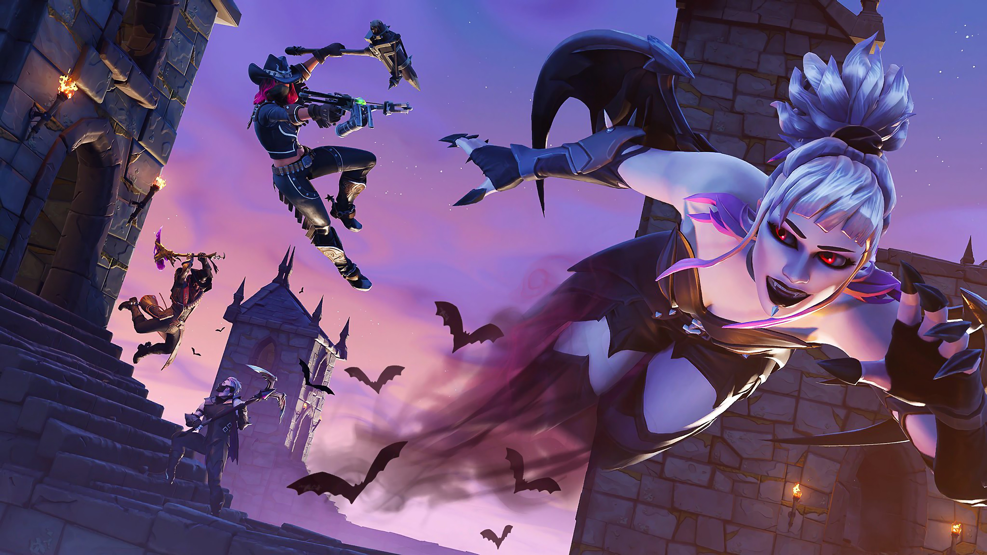 Fortnite battle royale dusk calamity deadfire sanctum k wallpaper