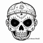 Sugar skull coloring pages