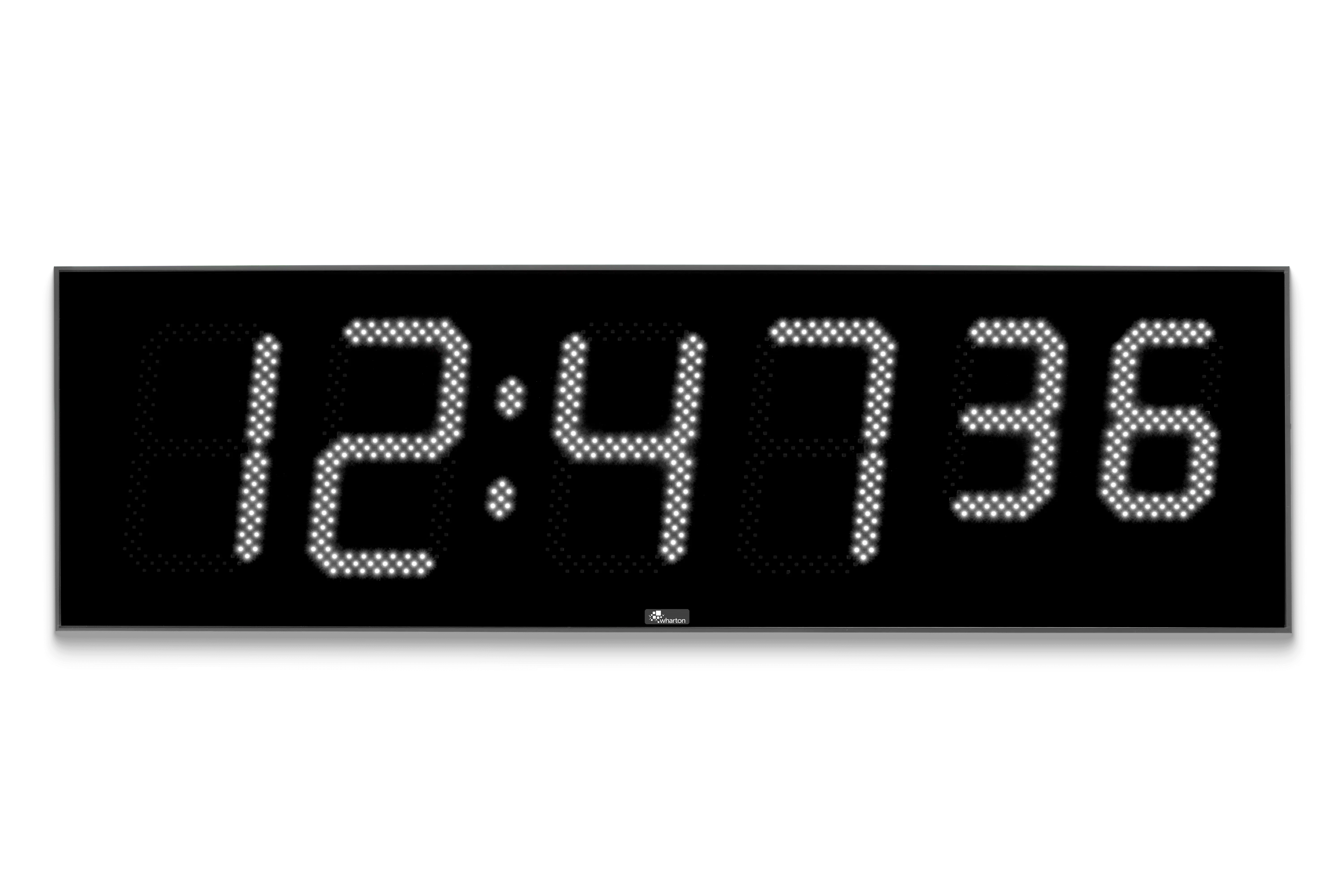 X large digital clocks with mm digits