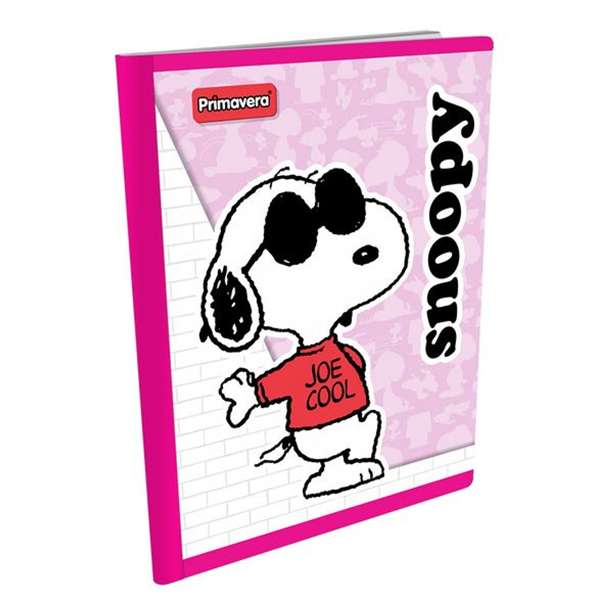 Cuaderno cosido primavera mujer hojas cuadros