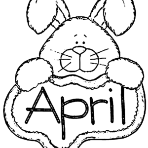 April coloring pages printable for free download