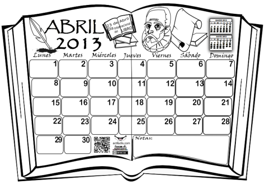 Calendario mi clase de primero