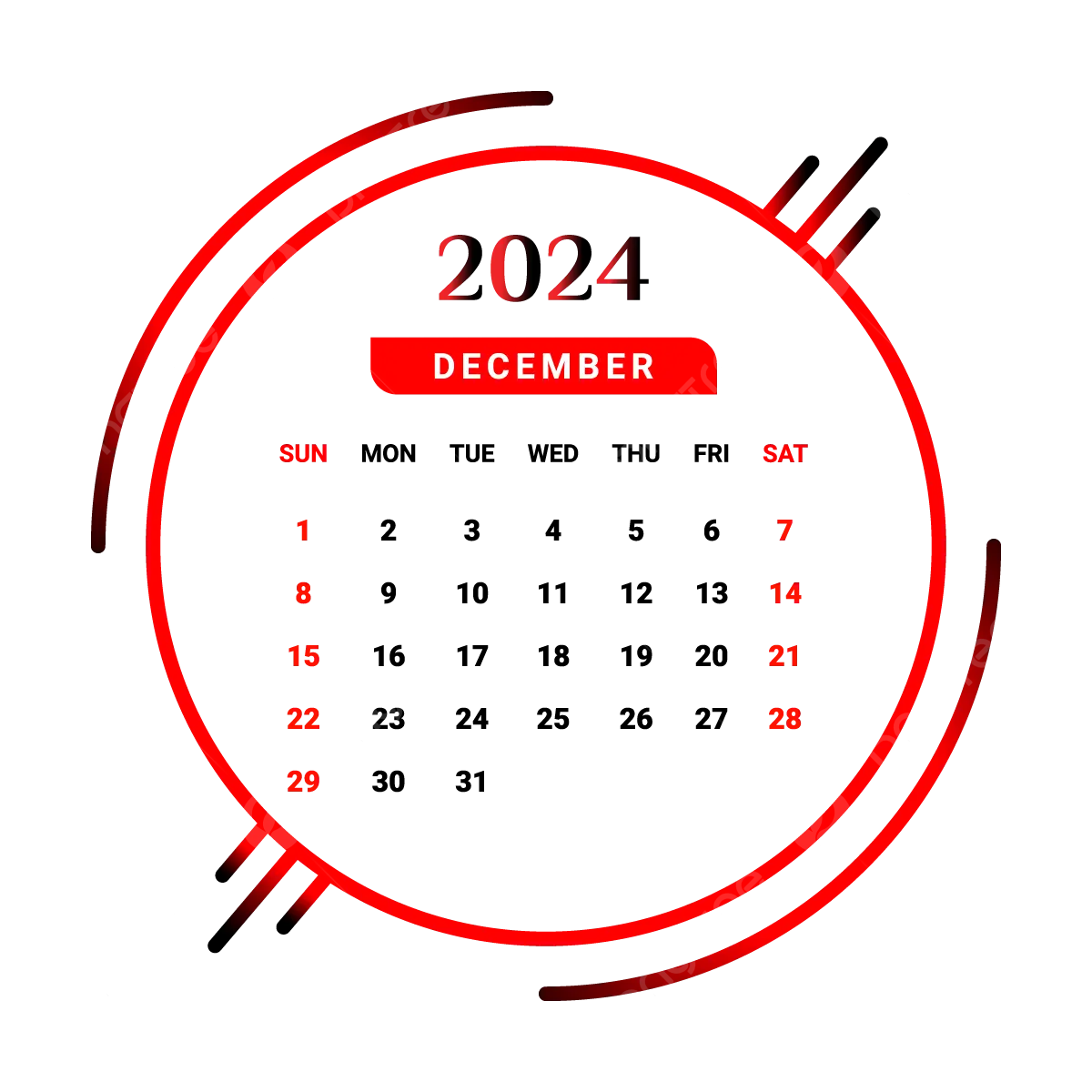 M de diciembre calendario rojo y negro vector png dibujos calendario mensual calendario diciembre png y vector para dcargar gratis