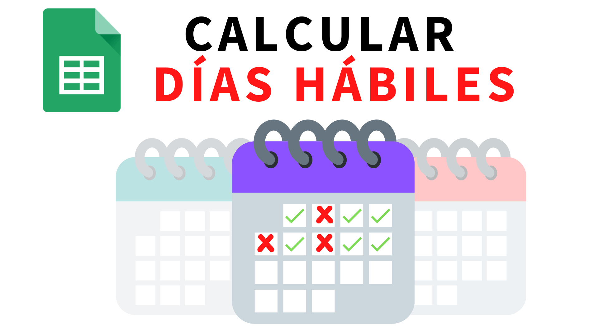 Cãmo calcular dãas hãbiles en google sheets