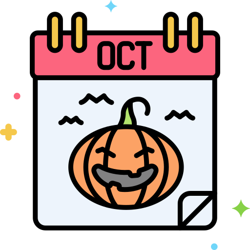 October flaticons lineal color icon