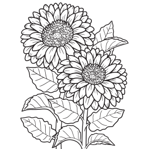 Dibujo de flores amarillas para colorear plantillas bonitas por si no conseguiste ramo