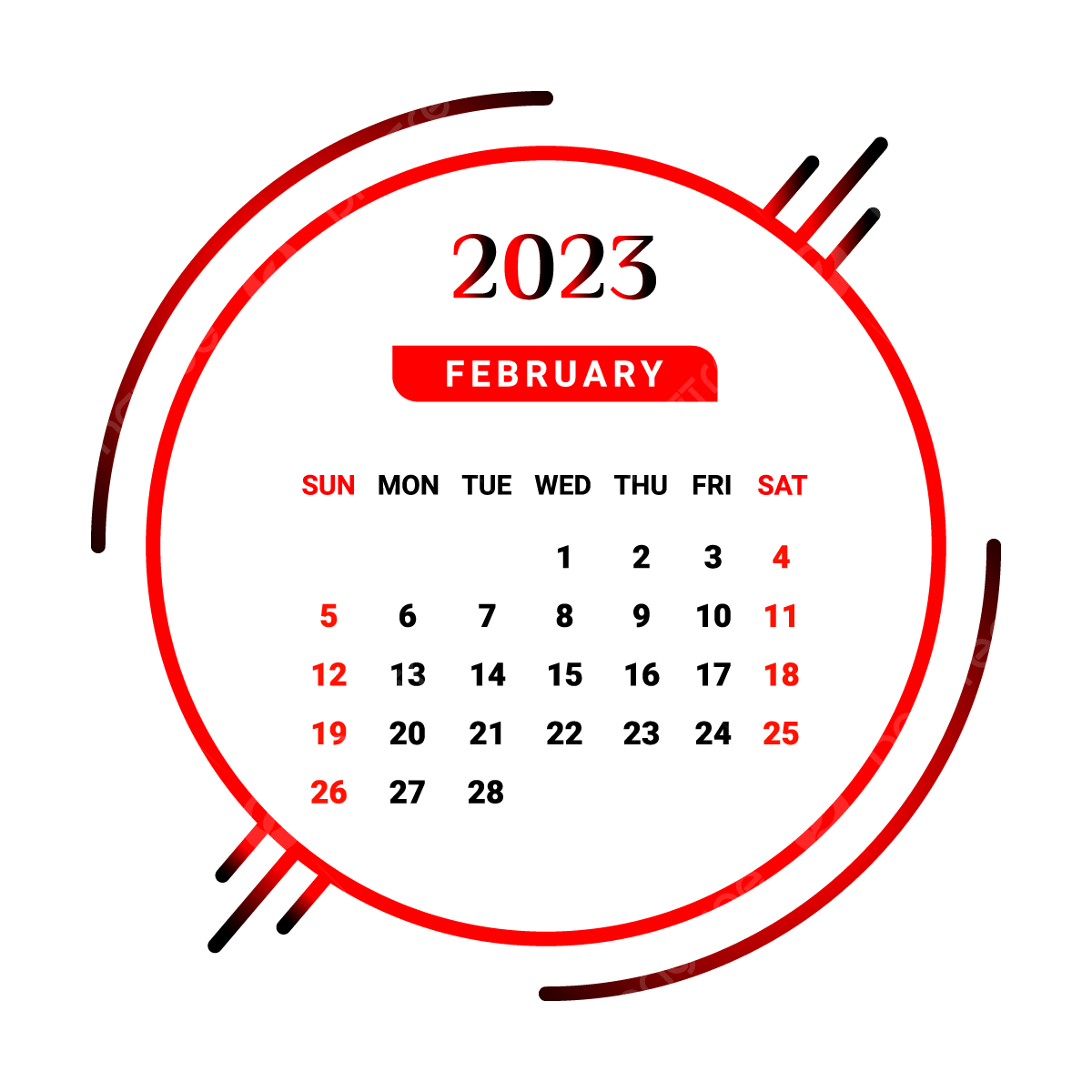 February calendar clipart images free download png transparent background