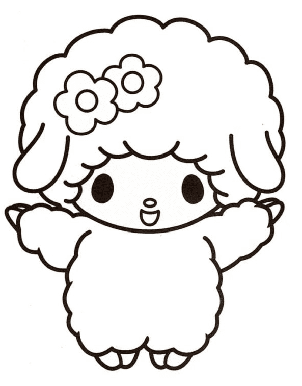 My melody coloring pages printable for free download