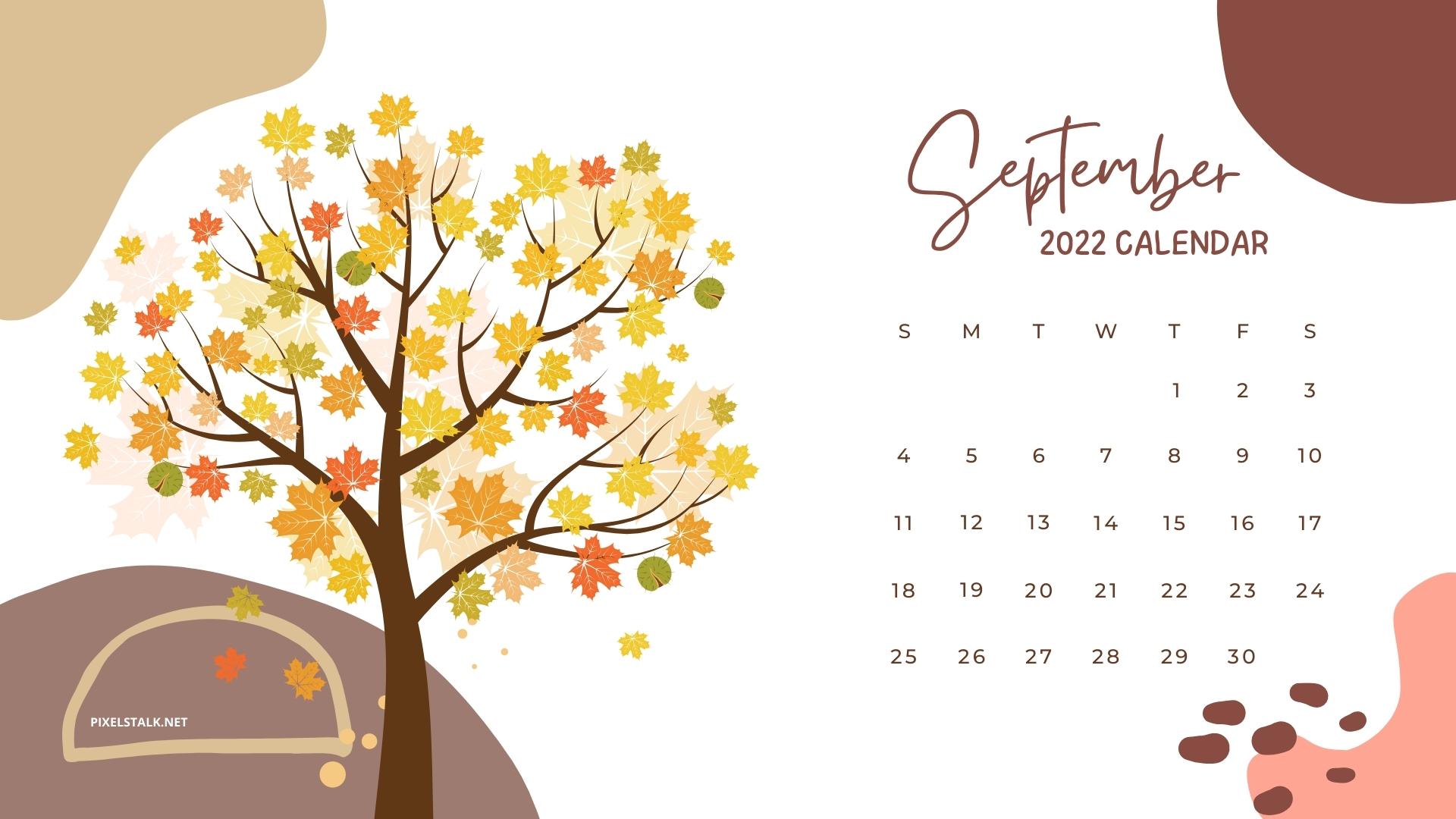 September calendar wallpaper hd free download