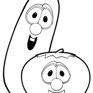 Veggietales coloring pages printable for free download