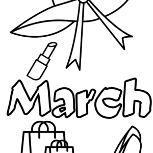 March coloring pages printable for free download